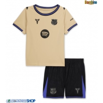 Maglie da calcio Barcelona Seconda Maglia Bambino 2025-26 Manica Corta + Pantaloni corti)